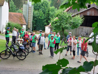 Radwanderung auf dem Simultankirchenradweg